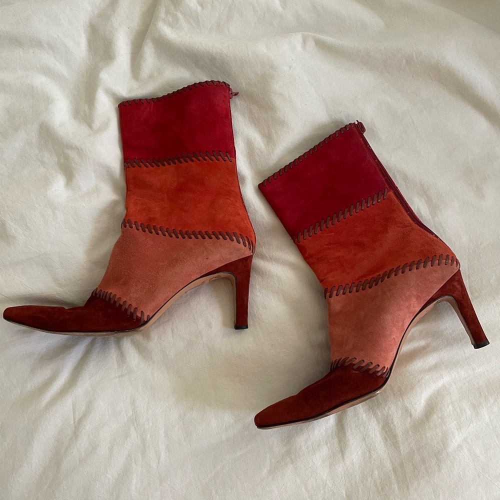 Vintage suede Ferragamo boots
